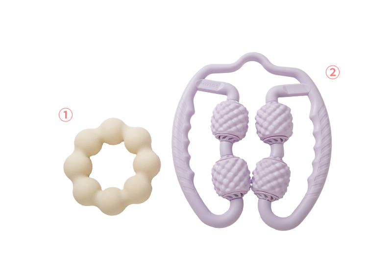 ① 軟管 (2) 手柄滾輪