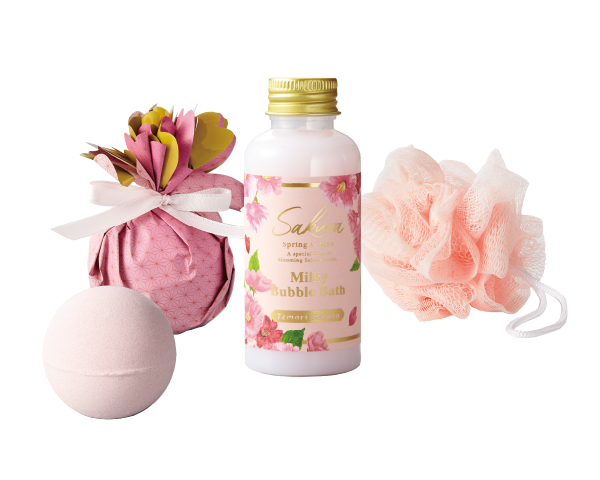 櫻花浴套盒/茶梅櫻花 (3件組)