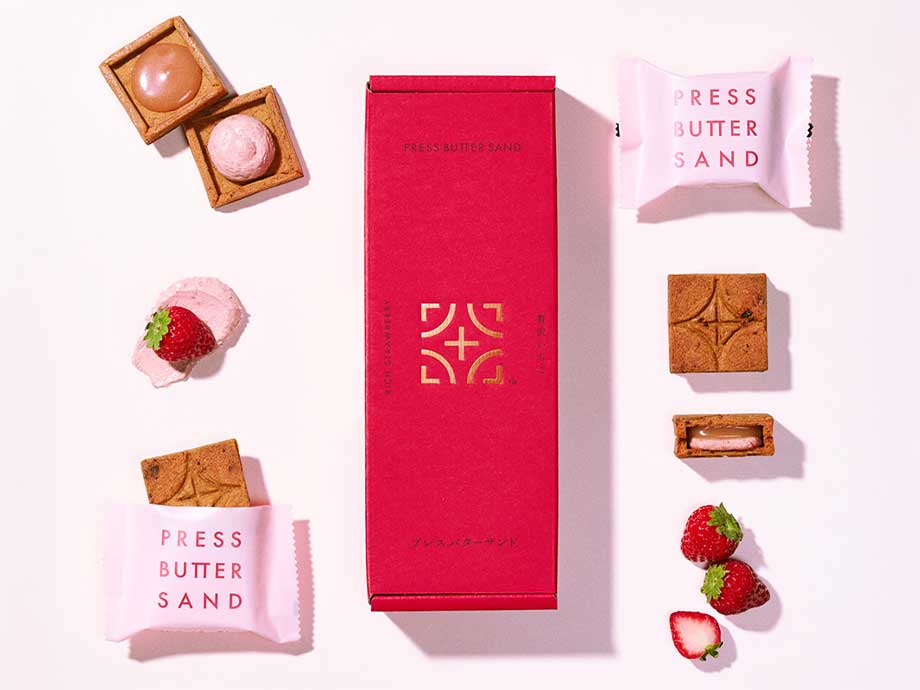 バターサンド〈贅沢いちご〉5個入