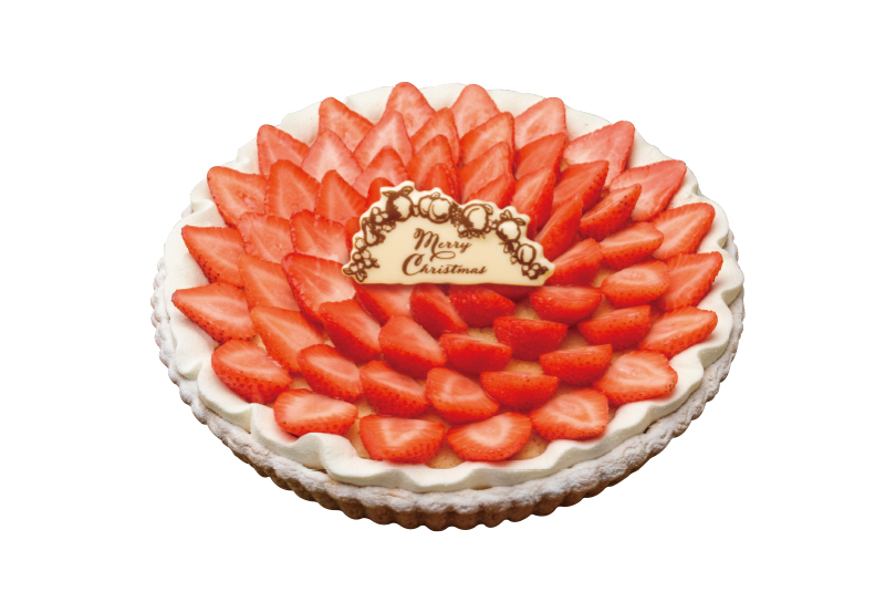 イチゴとフリルクリームのタルト ～ホワイトチョコ風味～