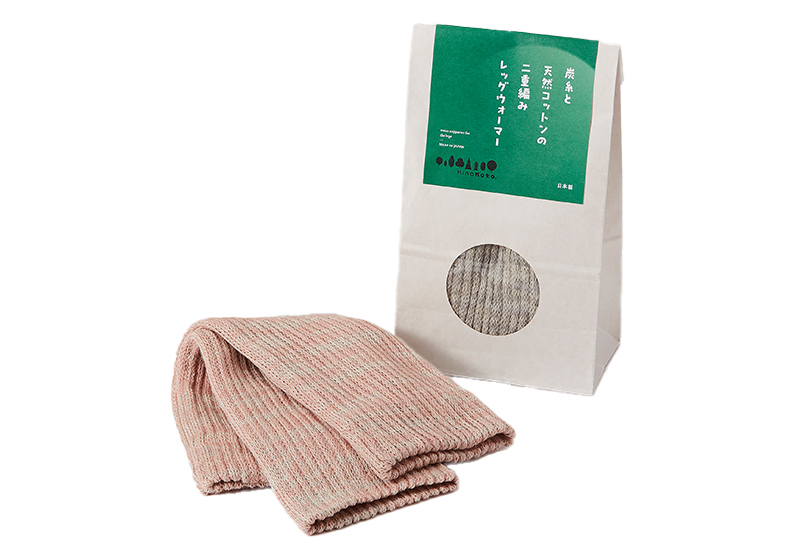 Kinokoto 炭糸と綿のレッグウォーマー