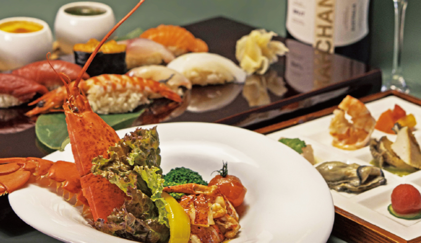 新鮮な旬の魚介を贅沢コースでいただく　クリスマス特別コース
