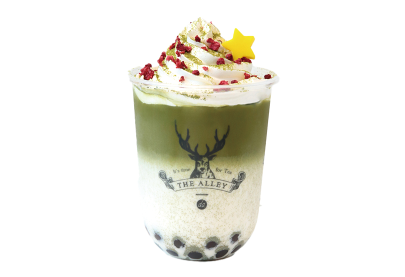 抹茶白牛奶歐蕾